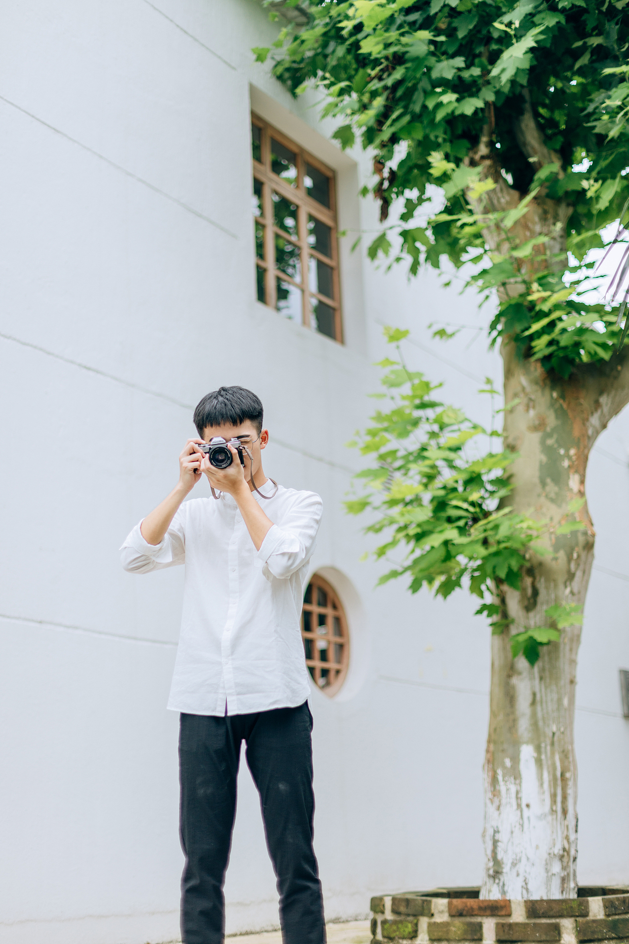 白衣飘飘的少年