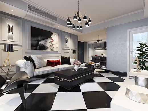 延續(xù)黑白灰。（個(gè)人主頁-ZMjQ3MTEwMDQ=） - 家裝設(shè)計(jì) - 站酷設(shè)計(jì)師LZ12原創(chuàng)素材 - 站酷ZCOOL