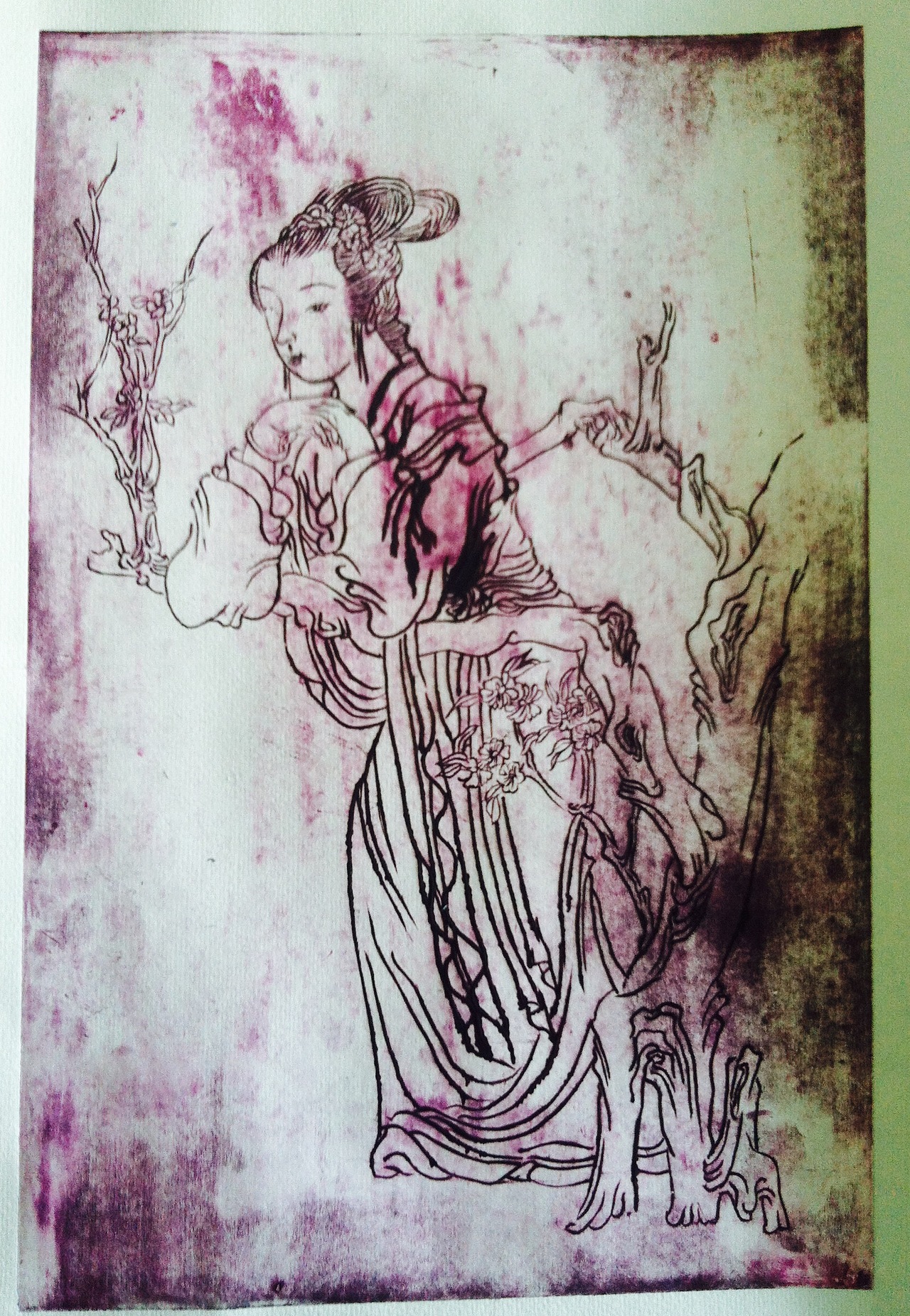 大二的版画选修