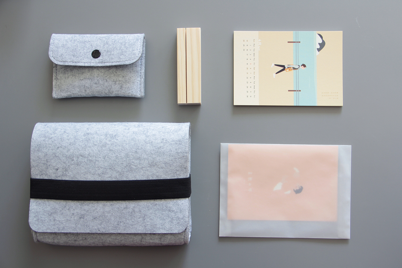 2019“柔软的你”原创插画日历