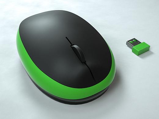 无线鼠标 犀牛建模 C4D渲染