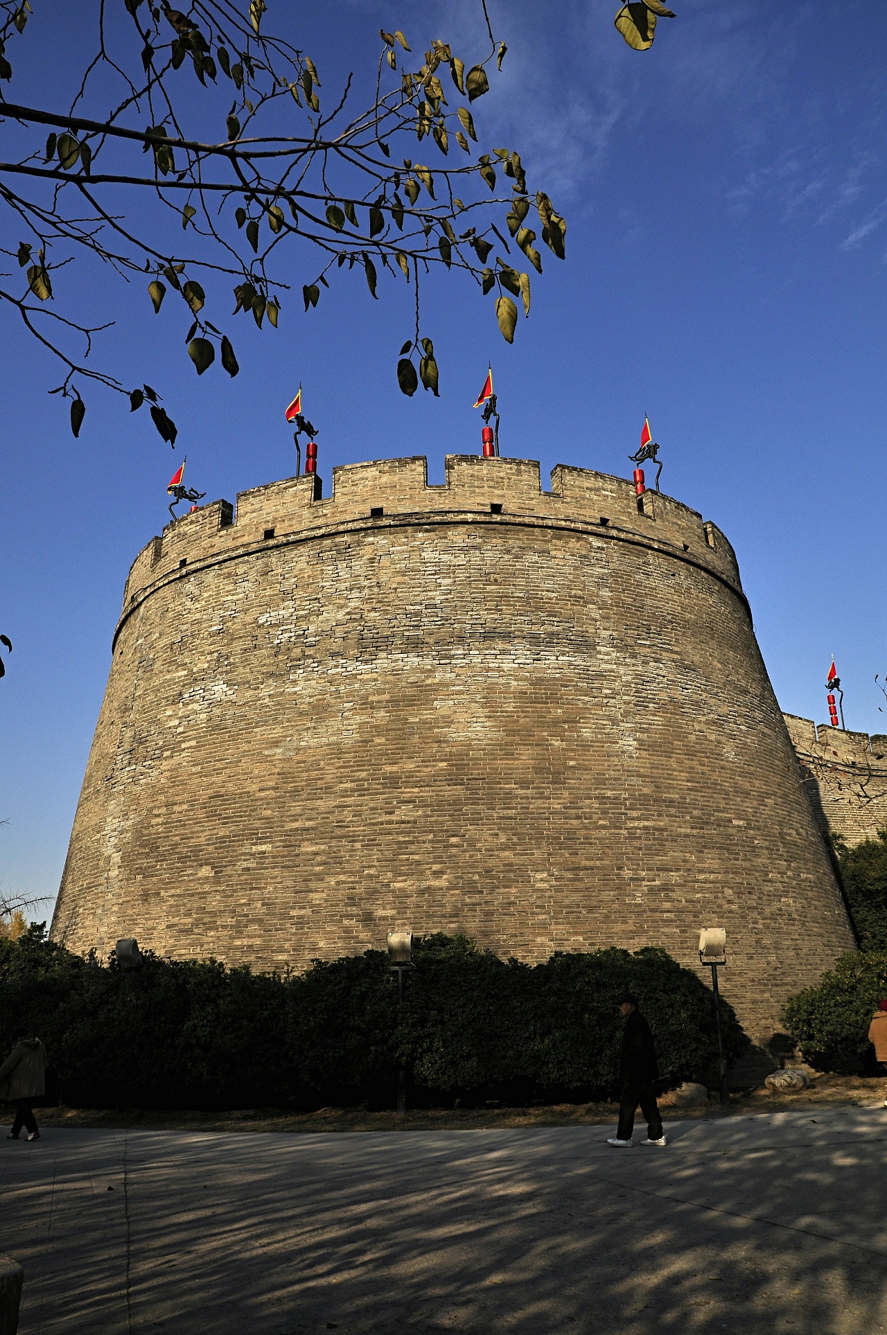 西安城墙照片图片