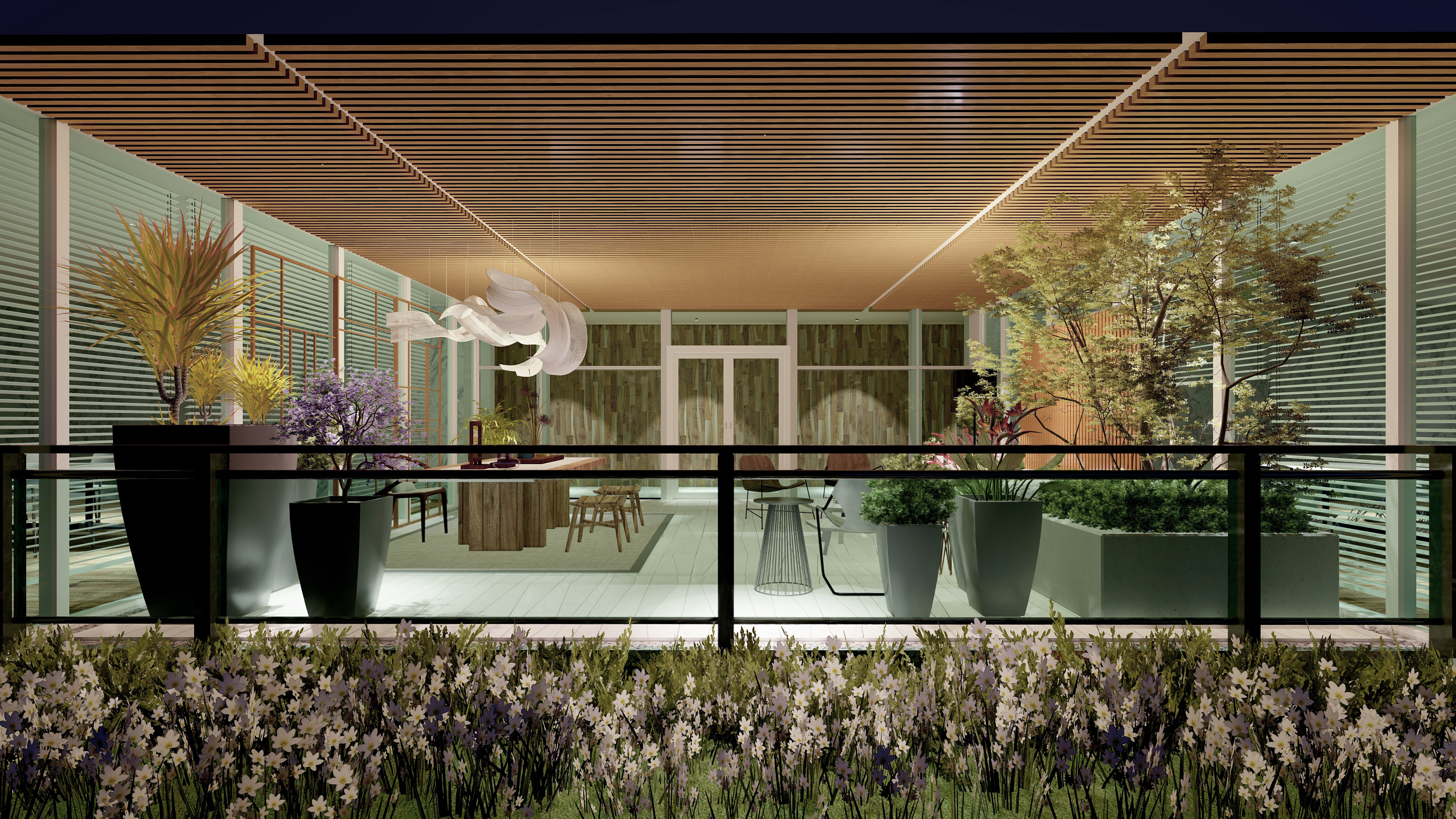 办公楼露台设计