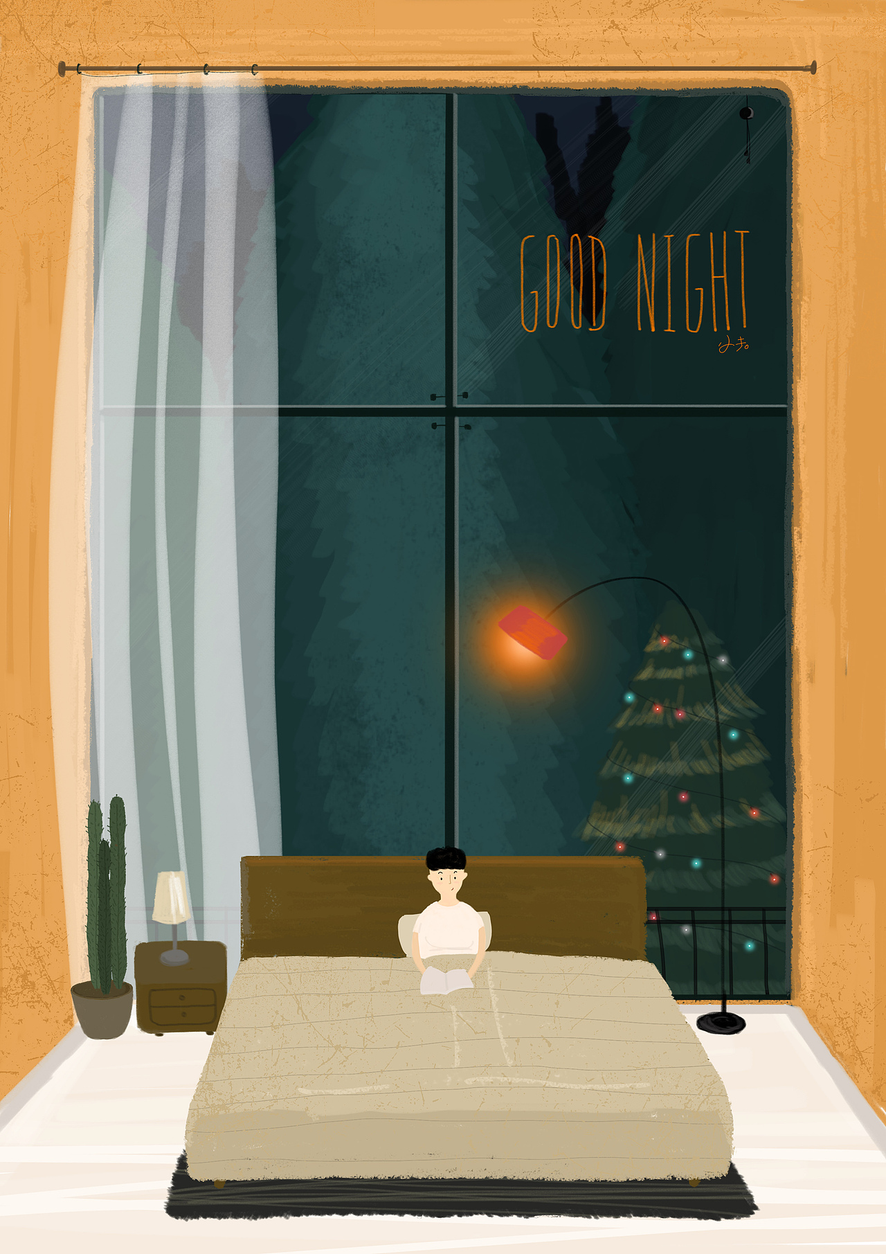 goodnight|插画|商业插画|一王小夫一_原创作品-站酷zcool