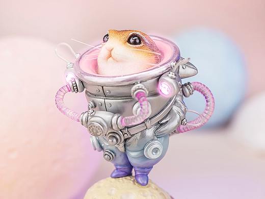 末那末匠丨镰田光司《Space Hum》宇航员仓鼠
