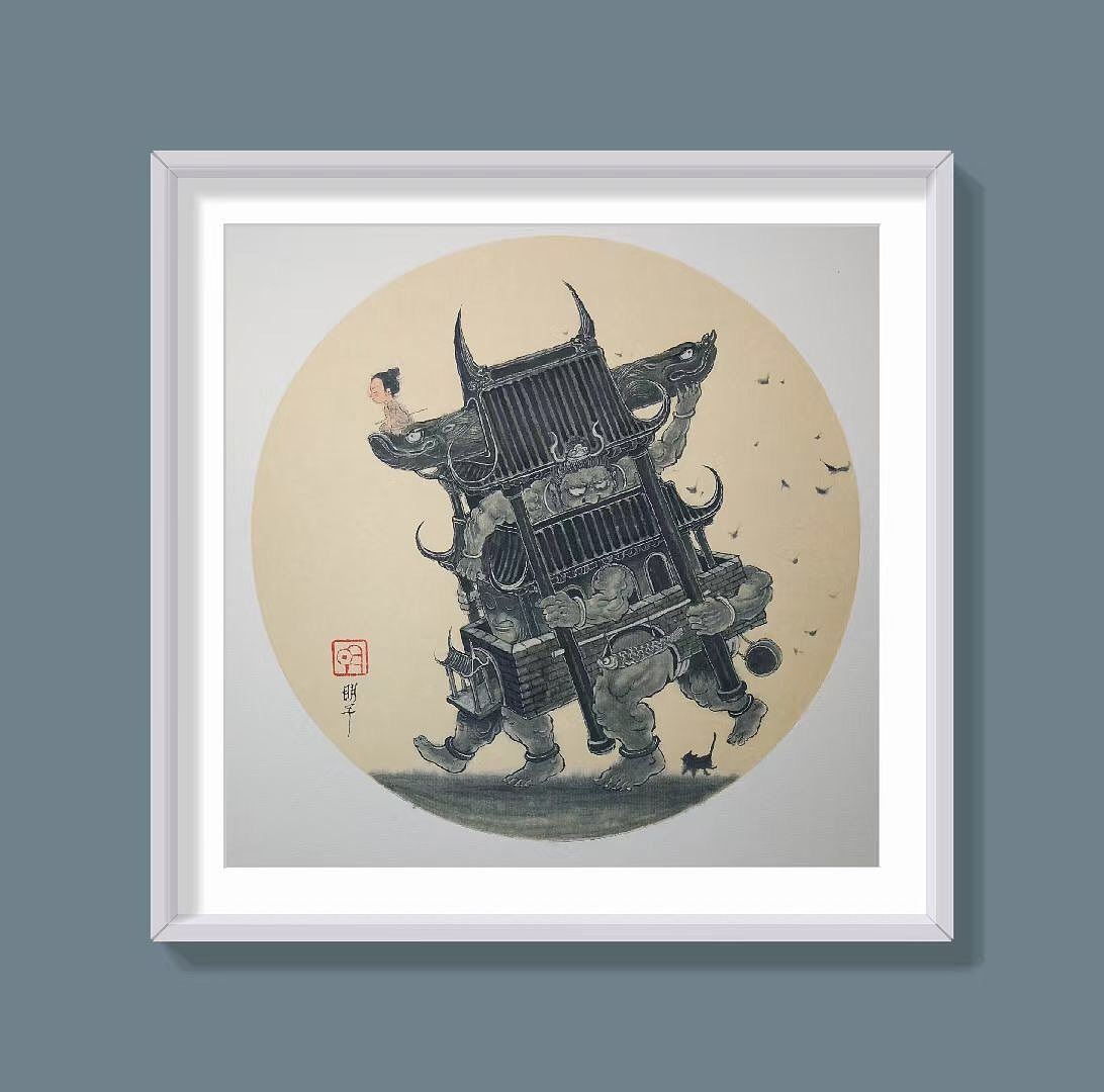 明子的水墨奇幻世界——《风信子系列》2,海量慎点。(图ZMjc3NTQzMzY0) - 绘画 - 站酷设计师明子水墨奇幻世界原创素材 - 站酷ZCOOL