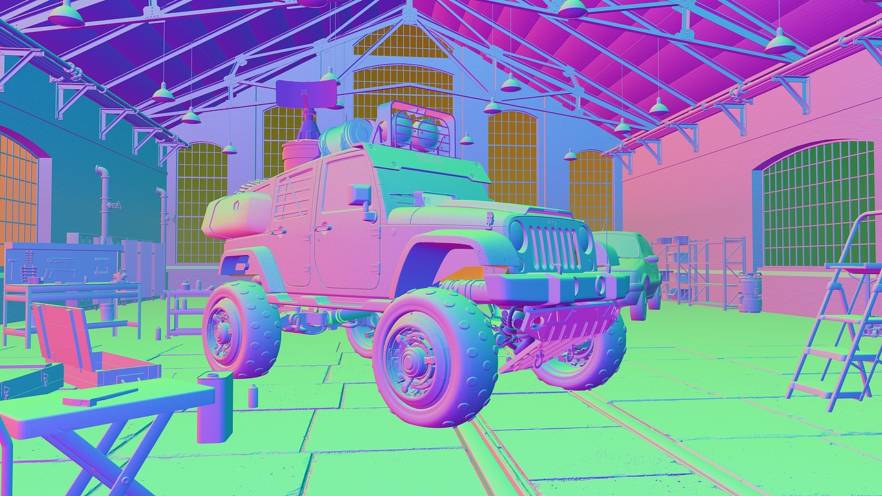 废土朋克载具设计