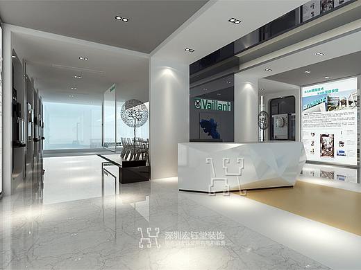 郑州现代时尚办公室装修设计效果图