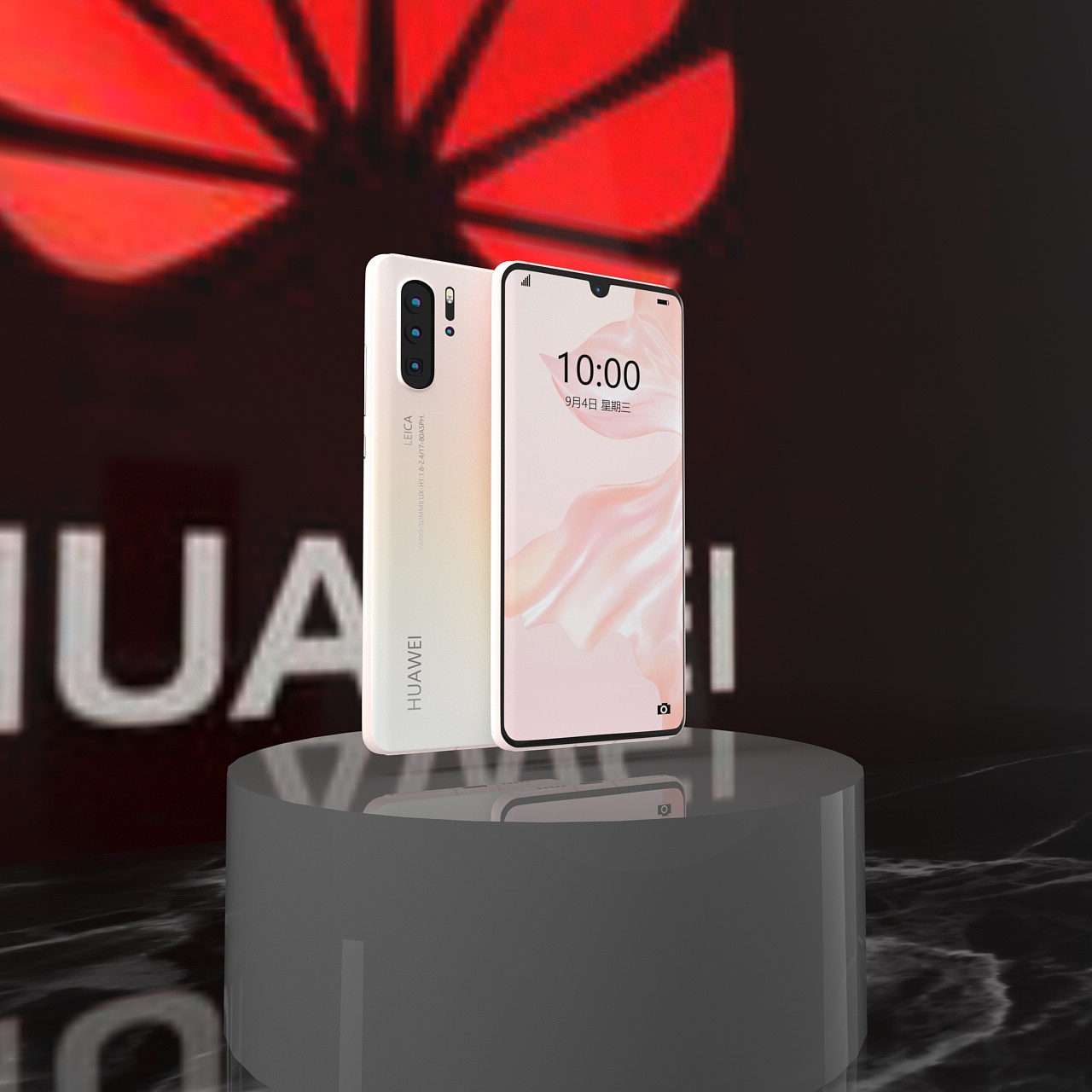 华为P30手机C4D建模+oc渲染（图ZMTc1MjAwMzk2） - 产品 - 站酷设计师潮鑫呀原创素材 - 站酷ZCOOL