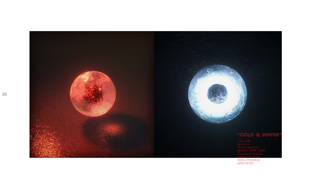 2019-2020视觉日志—插画/C4D练习（图ZMjQxMTgwNzQ0） - 其他三维 - 站酷设计师夏夲原创素材 - 站酷ZCOOL