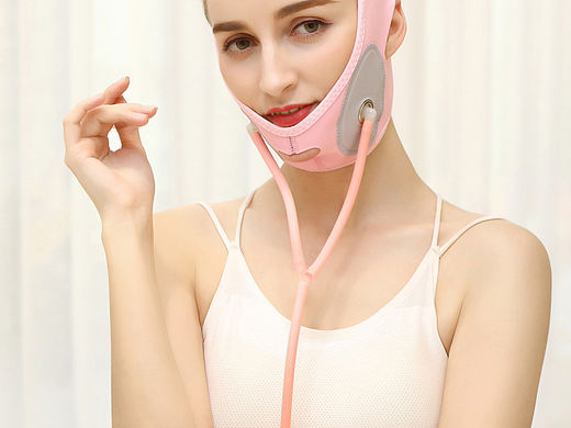 保健产品摄影 美容仪拍照 瘦脸面罩拍摄 模特网拍