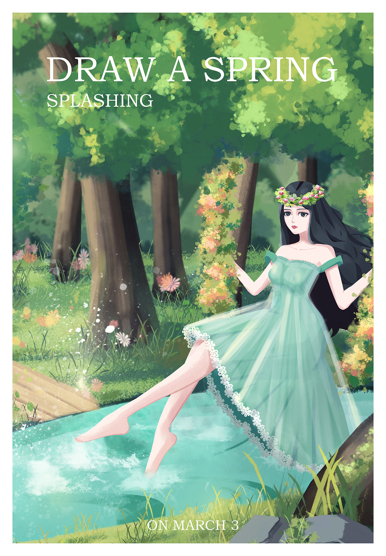 画个春天（图ZMTk5OTY3NDAw） - 创作习作 - 站酷设计师我不喜欢吃菠菜原创素材 - 站酷ZCOOL