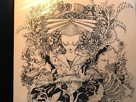 黑白插画