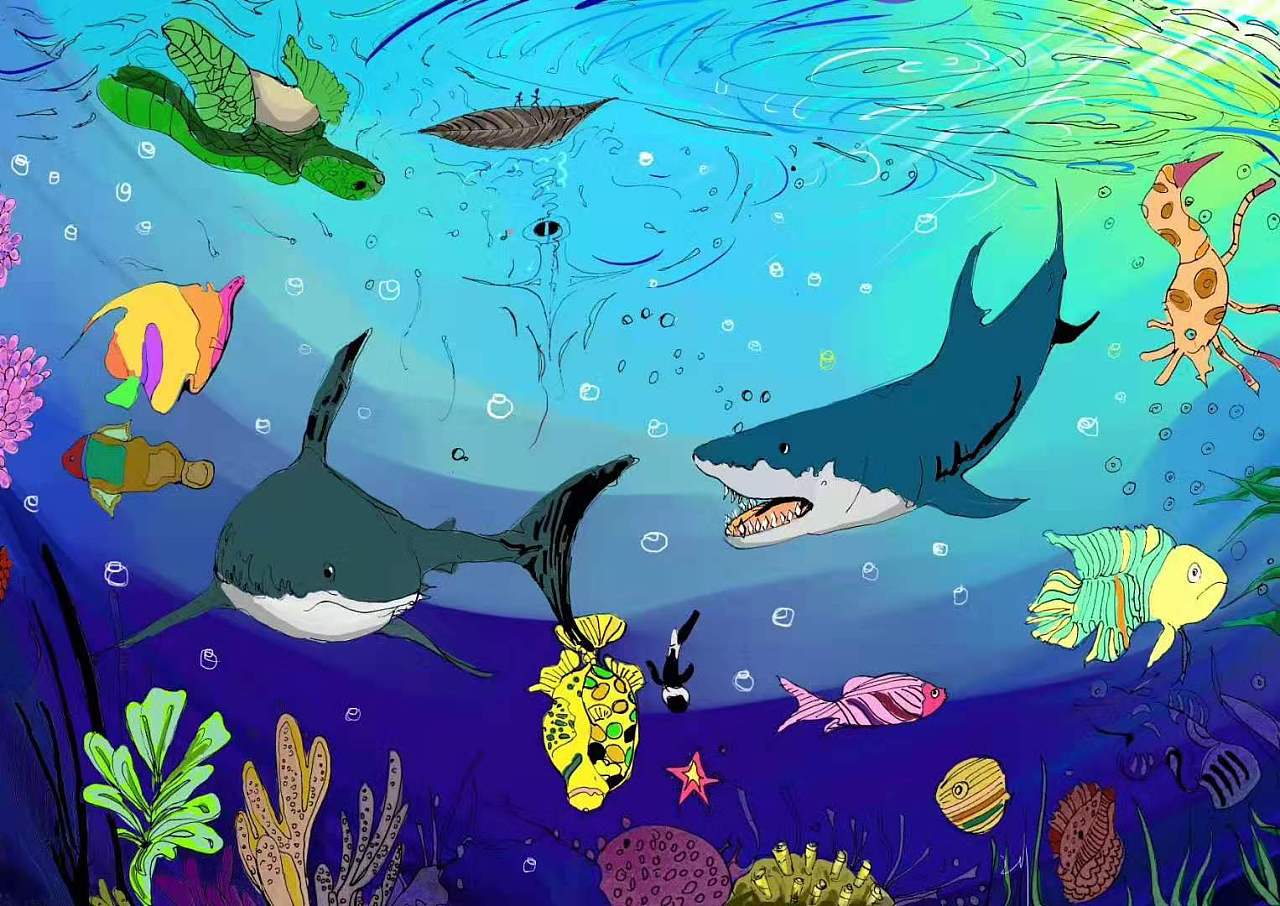 海底世界|插画|儿童插画|儿童插画_薛莹 - 原创作品 - 站酷 (ZCOOL)