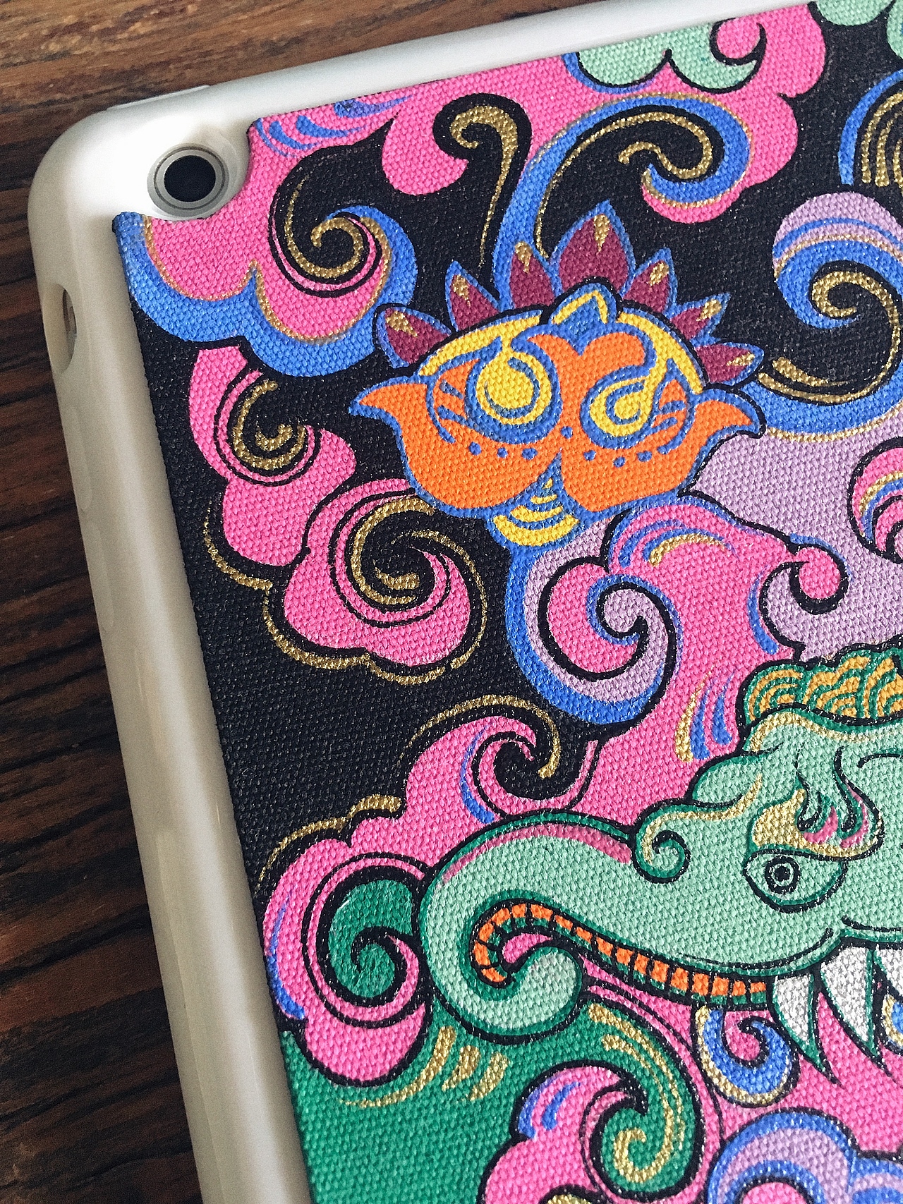 iPad mini保護殼手繪訂制