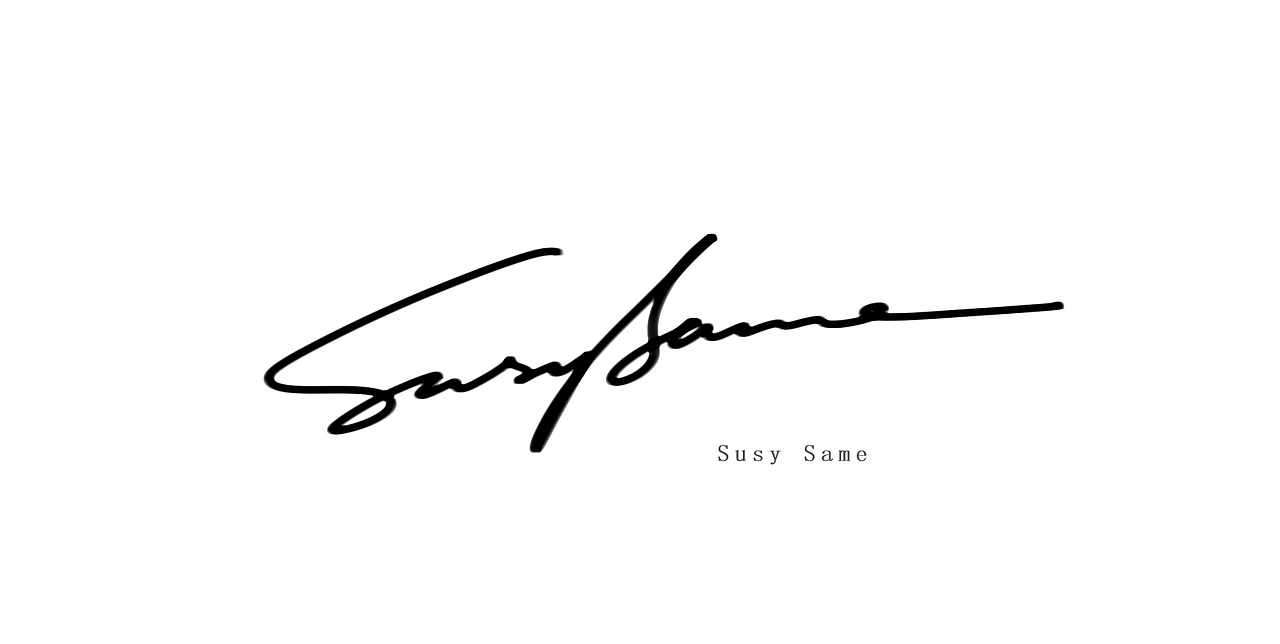不同风格的英文签名设计丨signaturelogo design丨签名