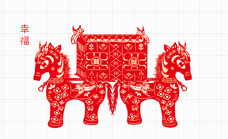 山西朔州骡驮轿（图ZMTU5ODk5MTY0） - 图案 - 站酷设计师小布丁的锵墩墩原创素材 - 站酷ZCOOL