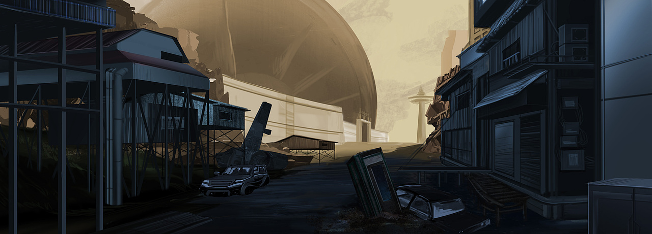 赛博朋克/废土（图ZMjU5NjM4MjQ0） - 概念设定 - 站酷设计师龙卷LONGJUAN原创素材 - 站酷ZCOOL