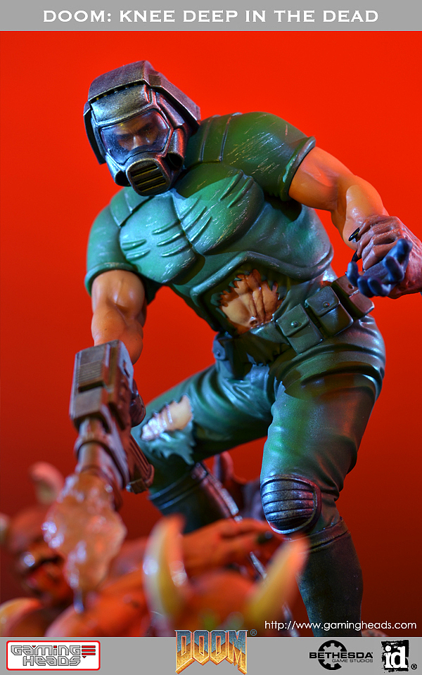 《DOOM》游戏插画立体化场景 First 4 Figures 品牌产品打样（图ZMjM4MDc5NTY=） - 手办/模玩 - 站酷设计师煜恒KENG原创素材 - 站酷ZCOOL