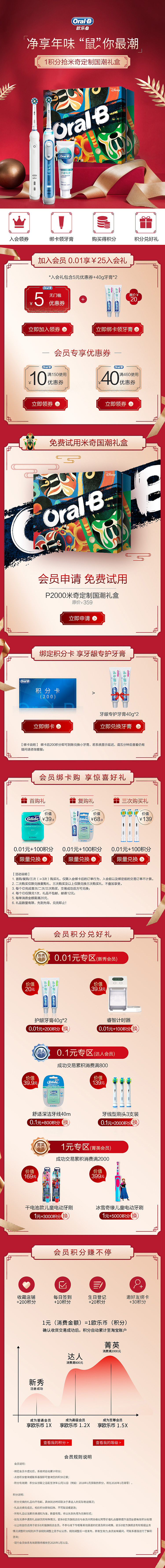 迪士尼新年推文+壁纸+欧乐B会员中心页面汇总（图ZMjAyMzIyNTQw） - 电商 - 站酷设计师生卒年不祥原创素材 - 站酷ZCOOL