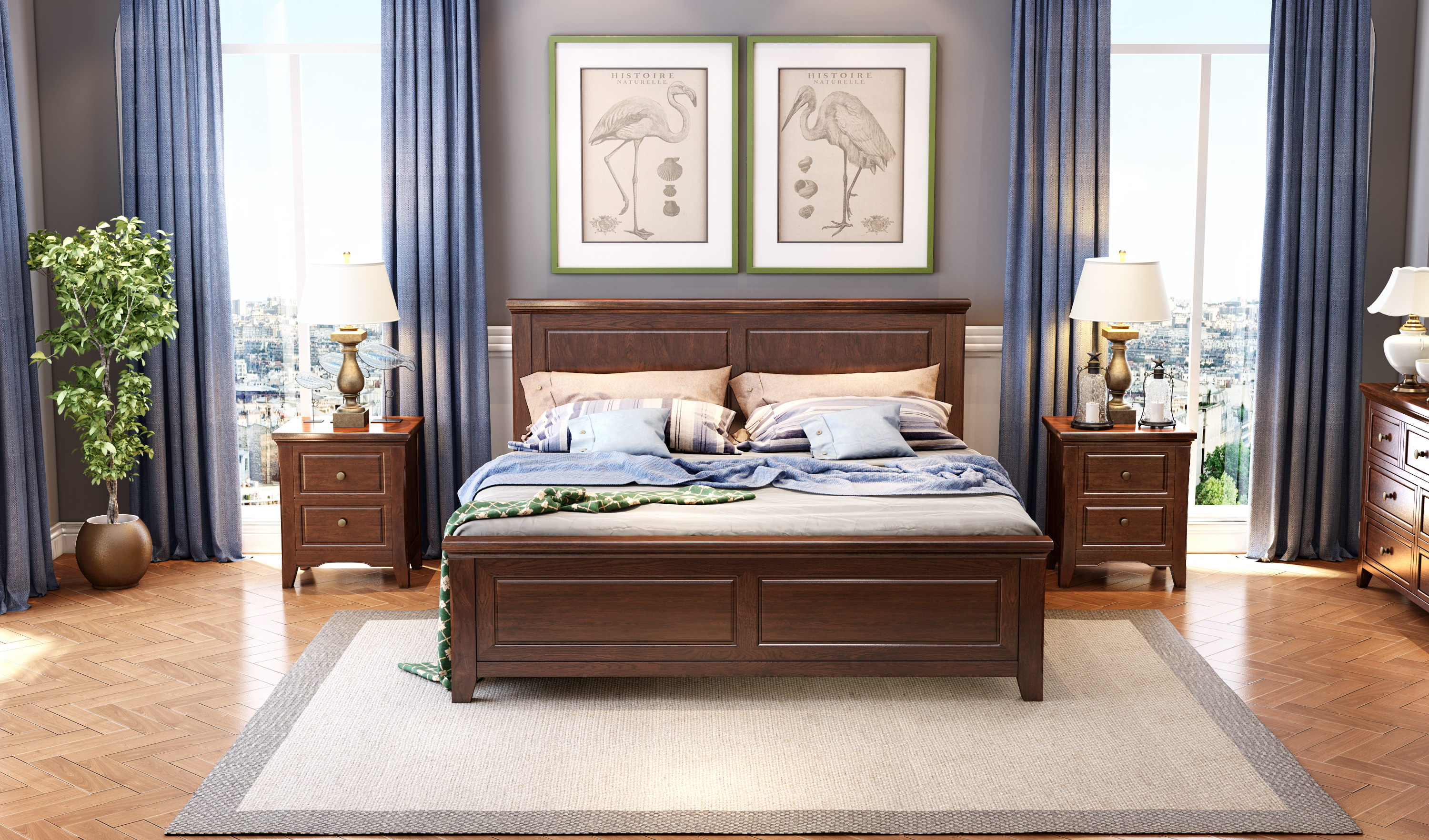 板式床 现代简约床3D设计 板式家具设计 卧室设计 3D|工业/产品|家具|艺帮设计 - 原创作品 - 站酷 (ZCOOL)