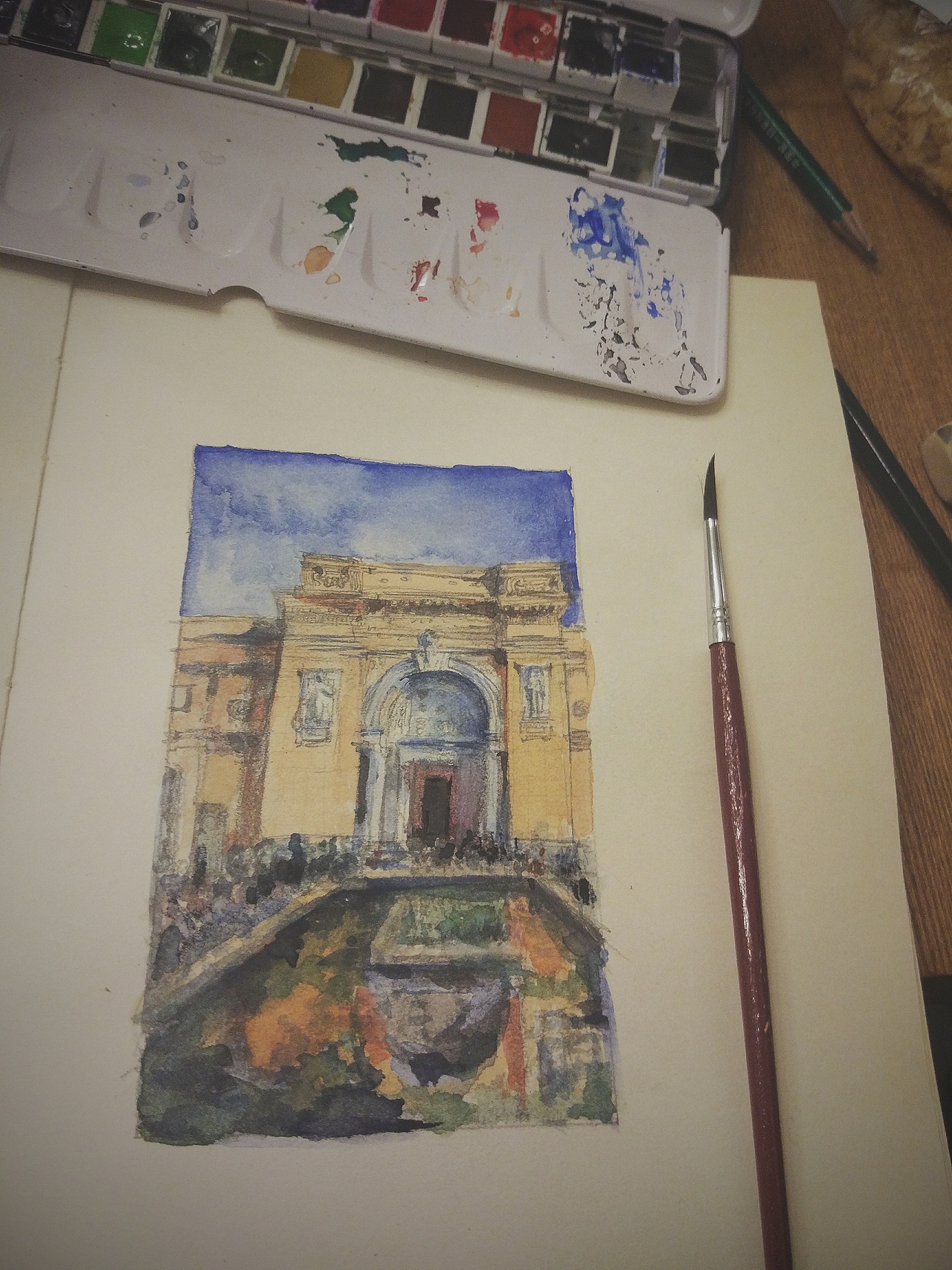 杂七杂八的水彩速写练习