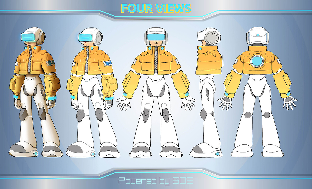 BOE-ip形象设计-代号：J（图ZMzMwMTg2MTk2） - IP形象 - 站酷设计师意图动画原创素材 - 站酷ZCOOL
