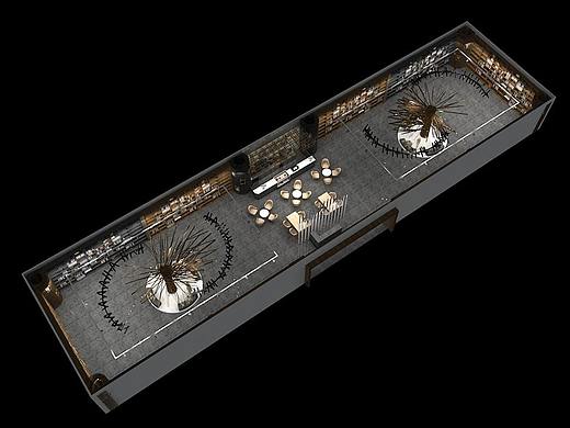 艺术书店 效果图3D