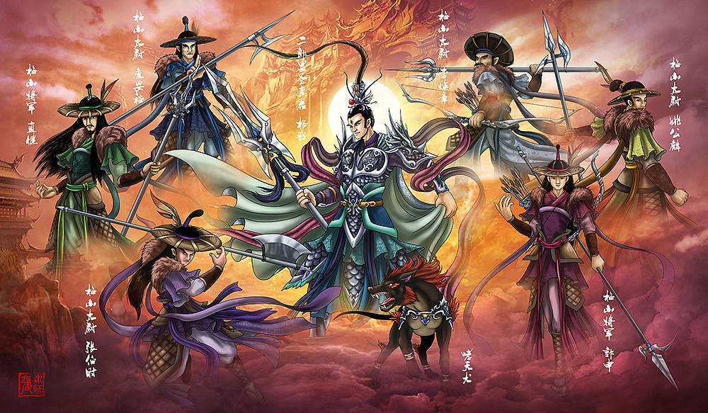 西游记人物谱--二郎神