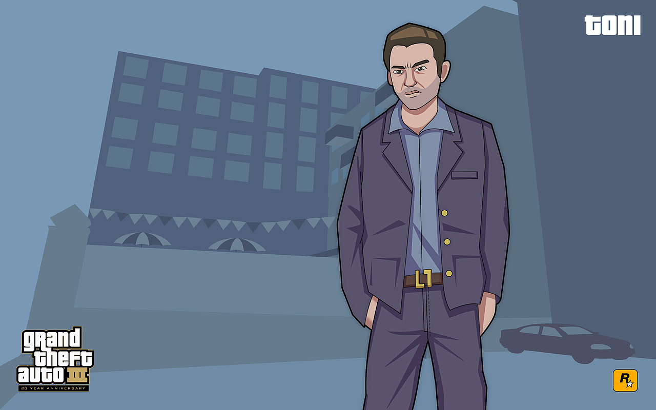 gta3二十周年纪念宣传画(同人)