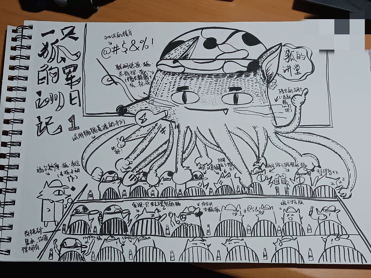 军训小狐狸状态大赏(小漫画)