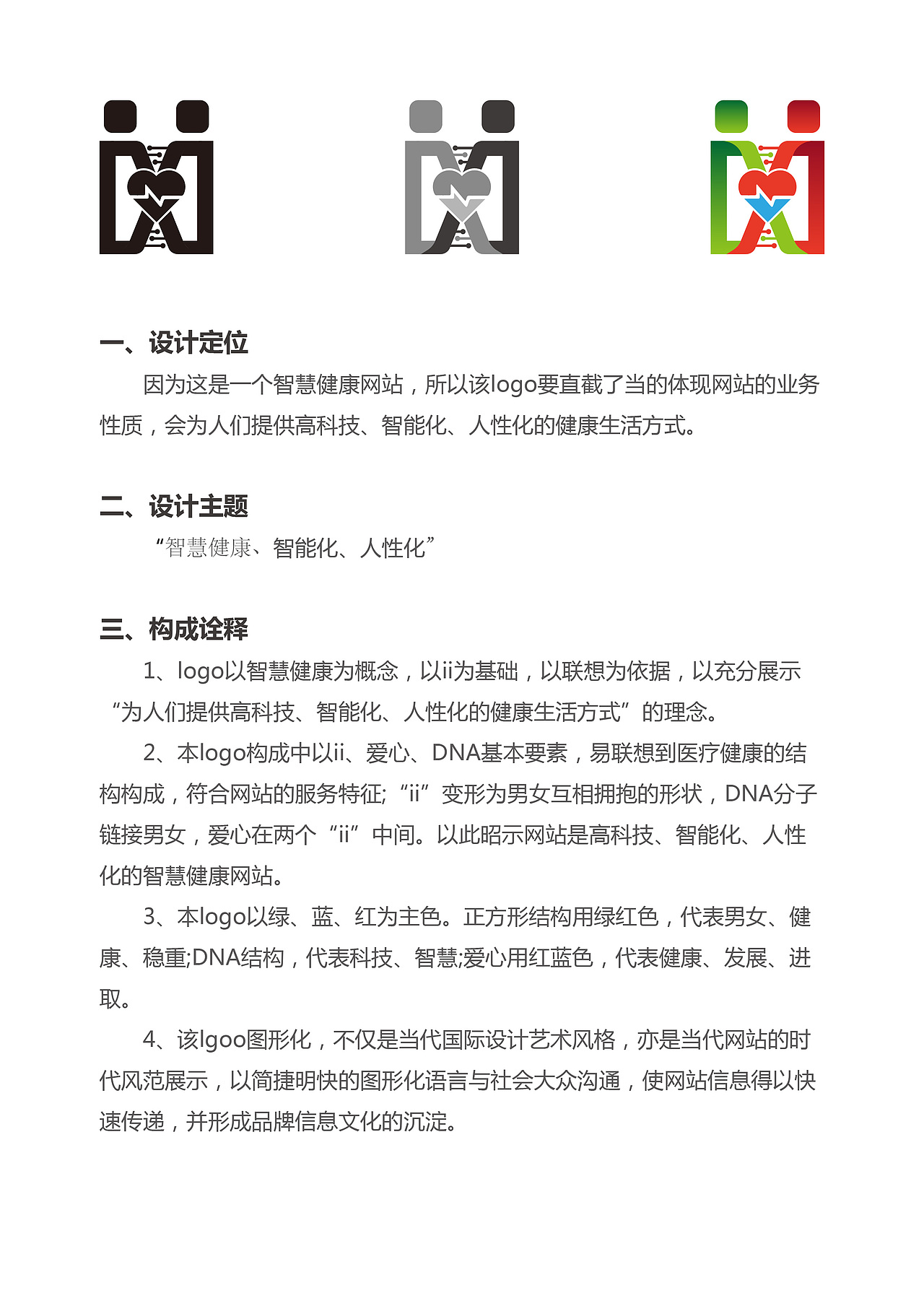 智慧健康网站LOGO设计（图ZMTg3MDE0NzQw） - Logo - 站酷设计师石玥骐原创素材 - 站酷ZCOOL