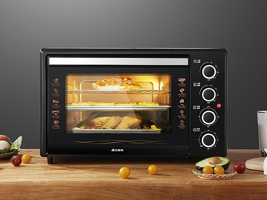 烤箱厨房小家电器电烙饼产品拍摄精修