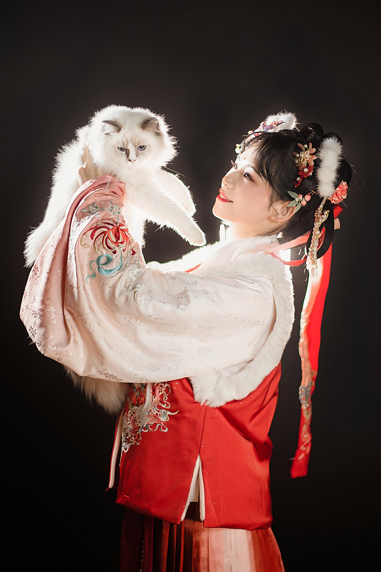 新年风汉服神明少女