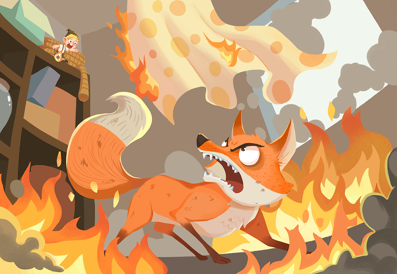 《尼尔斯骑鹅旅行记》绘制