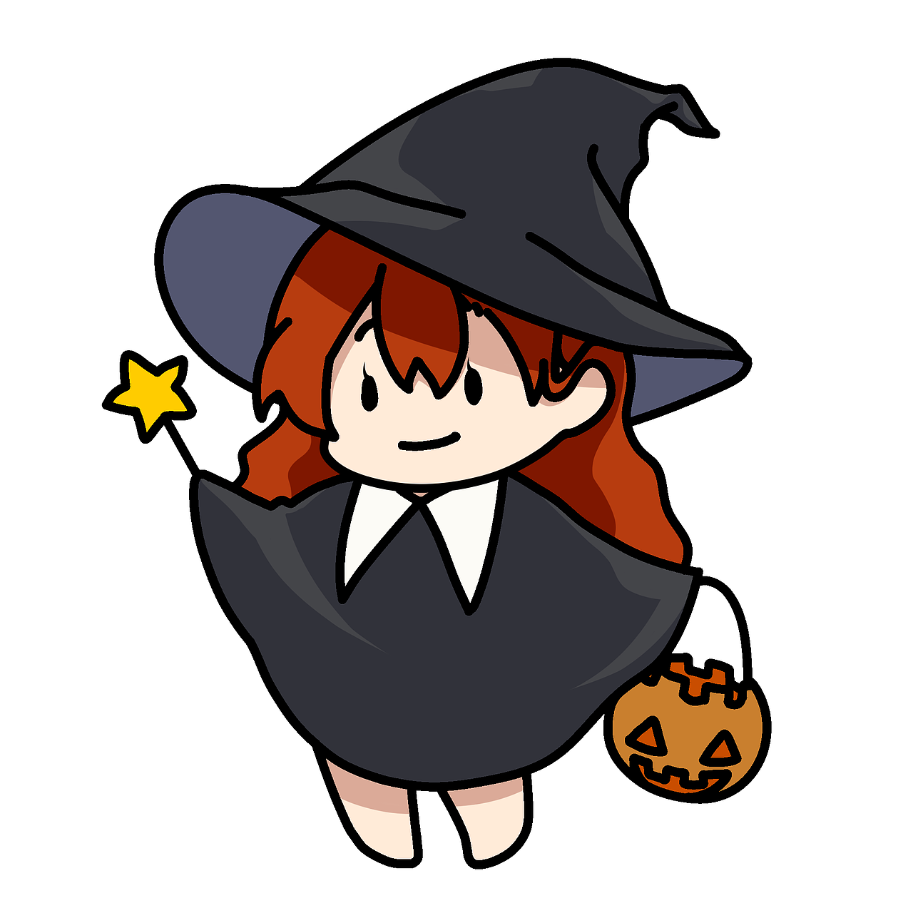  可使用>万圣节元素贴图小女巫