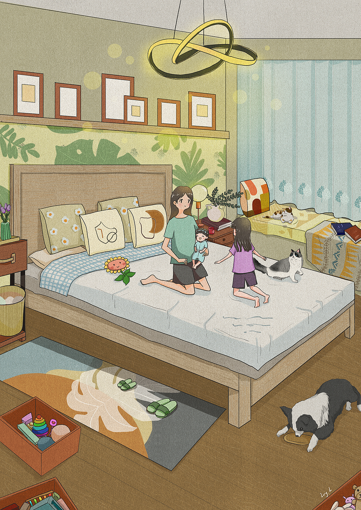 日程拨走一年
这一年发生了很多事<br>因为疫情工作室不得不关闭<br>然后陪伴我的第一只猫咪也去世了<br>来了一只新猫咪,叫爱妮<br>然后还来了个新的小宝贝<br>接下来的岁月<br>咱们一起好好努力吧