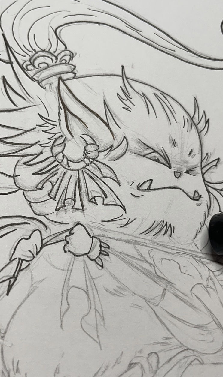 临摹插画_杉泽q系山海经