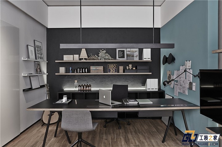 西安金融公司办公室装修设计图