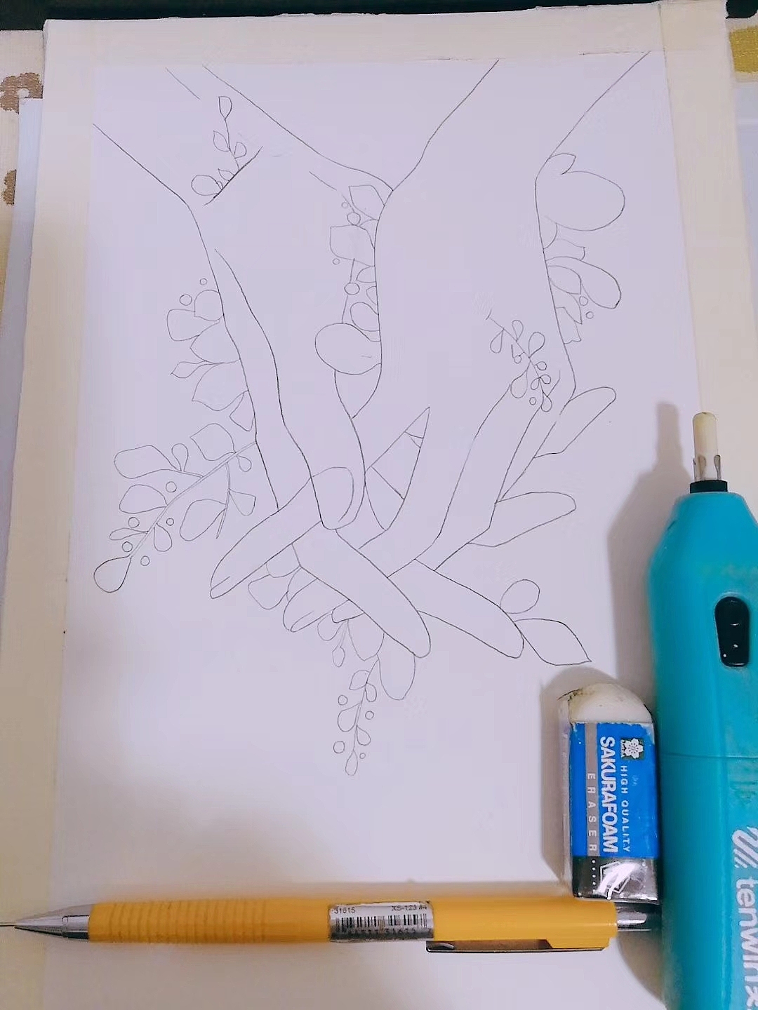 执子之手（图ZMTYyNzQ3ODI4） - 绘画 - 站酷设计师LMH你的样子原创素材 - 站酷ZCOOL