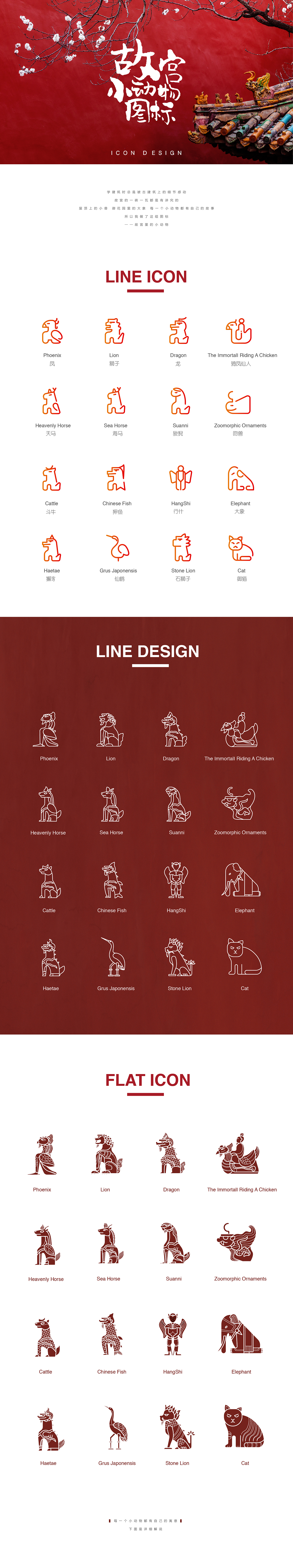 故宫小动物图标设计（图ZMTU4MjA0MDE2） - 图标 - 站酷设计师五蛋原创素材 - 站酷ZCOOL