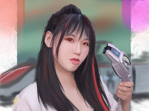 临摹arroll《笼中之鸟》|插画|创作习作|kanvd_原创作品-站酷zcool