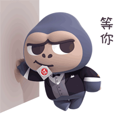 屁屁猩经典表情包