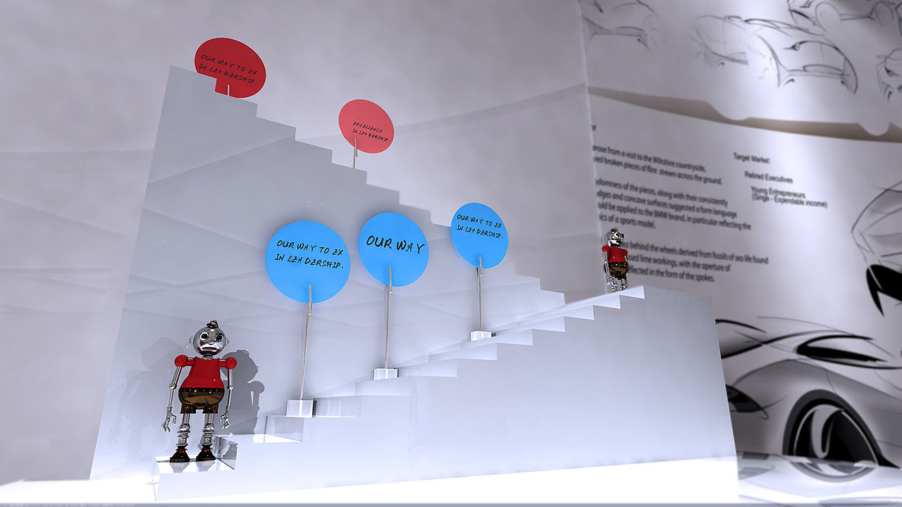 轿车展厅设计效果图