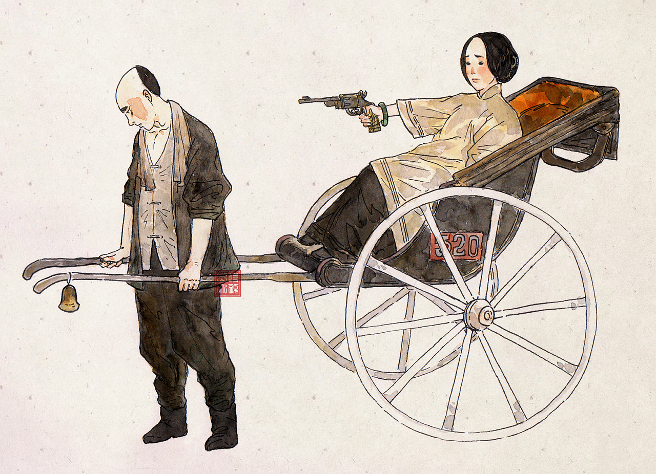 从东洋传过来的人力车,解决了清末出行问题