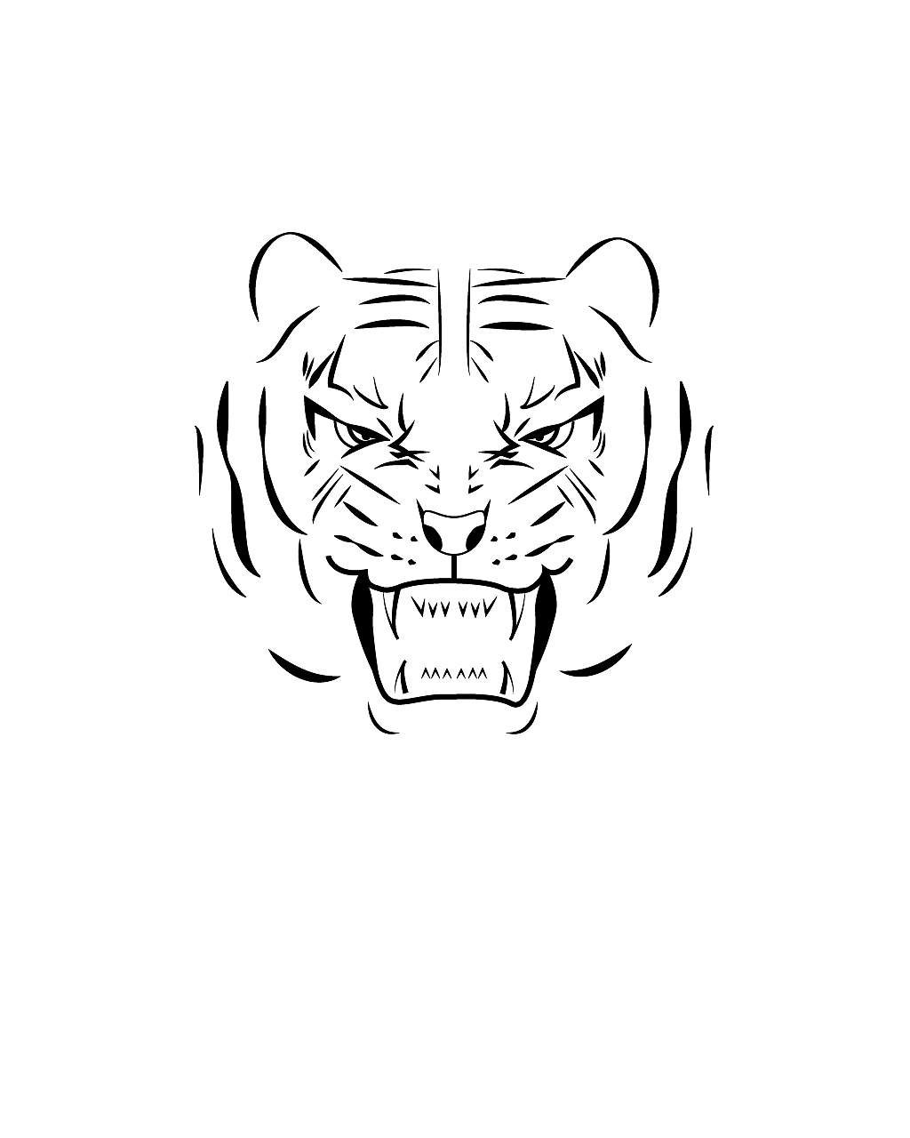 虎|插画|艺术插画|小林的笔迹_原创作品-站酷zcool