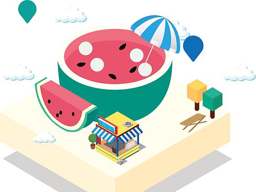 西瓜旅行（个人主页-ZMzc4MDEyMDA=） - 创作习作 - 站酷设计师踏雪者原创素材 - 站酷ZCOOL