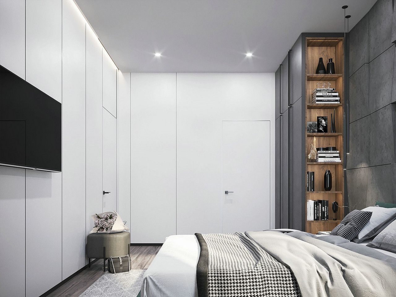 现代艺术派的大方与简洁设计