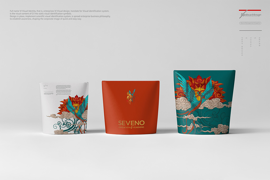 国风唐韵新年青鸟宝相花定制方案包装设计-因心设计（图ZMTk4ODc2MTYw） - 品牌 - 站酷设计师INHEART上海因心原创素材 - 站酷ZCOOL