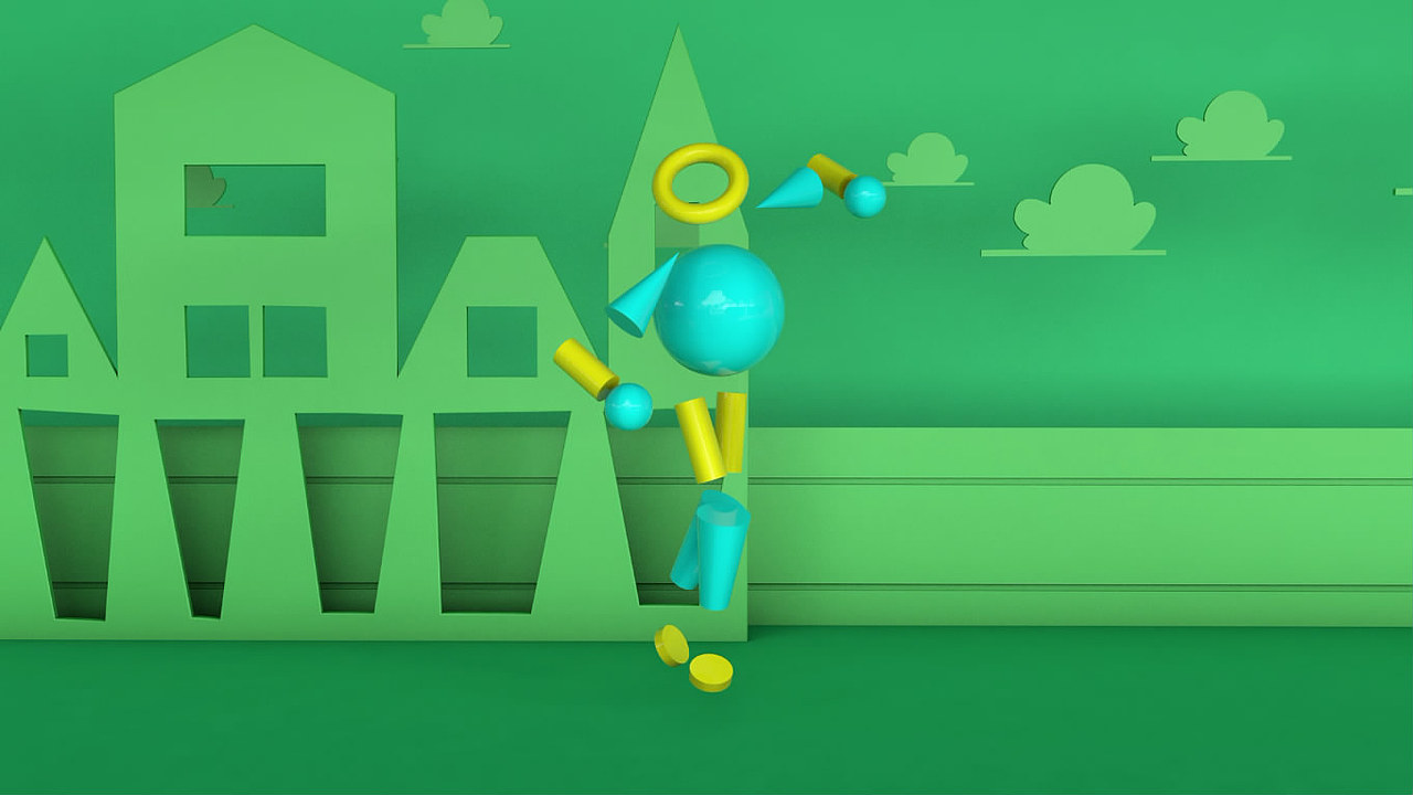 《当几何体有了生命》三维动画临摹